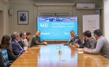 Enami valora avances del CEOL para Salares Altoandinos tras reunión con Rio Tinto