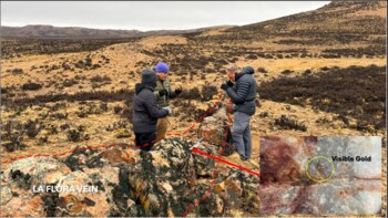 Daura Gold confirma oro visible y leyes excepcionales en La Flora y fortalece el potencial del Macizo del Deseado