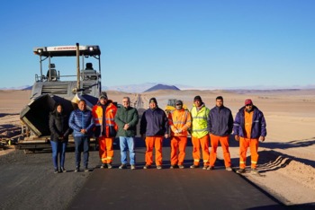 Pavimentación de la Ruta 43 en Catamarca avanza con aportes del sector minero