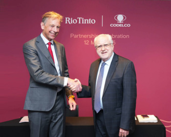 Codelco y Rio Tinto sellan acuerdo para avanzar en el distrito Nuevo Cobre en Atacama