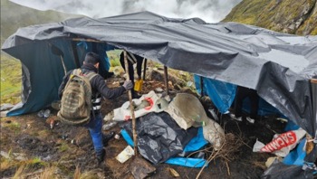 Fiscalía de Pasco realiza operativo contra la minería ilegal en una zona arqueológica