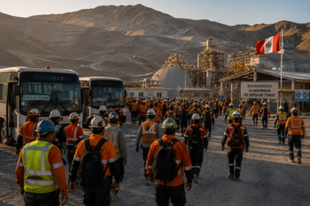 La minería peruana alcanza un récord de empleo en 2026 y supera los 287.000 puestos de trabajo directos
