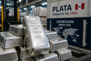 Exportaciones de plata en Perú se disparan y reflejan el impacto de los precios internacionales
